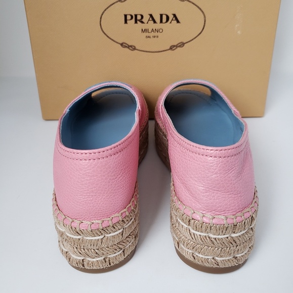 Brand New w/Tag Prada Pink Leather Peep Toe Shoes - Picture 4 of 8